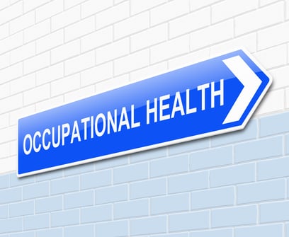 A sign that says Occupational Health 