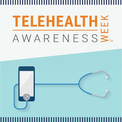 Telehealth Awareness Week graphical icon